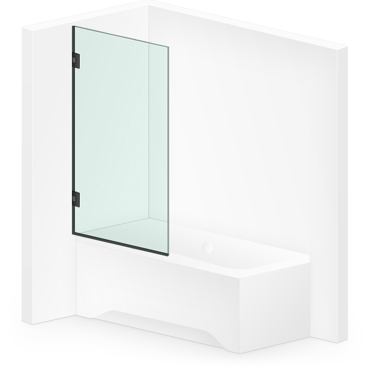 ATLAS slim душова шторка на ванну